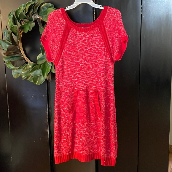 Extra touch 2x red sweater dress - Picture 2 of 5